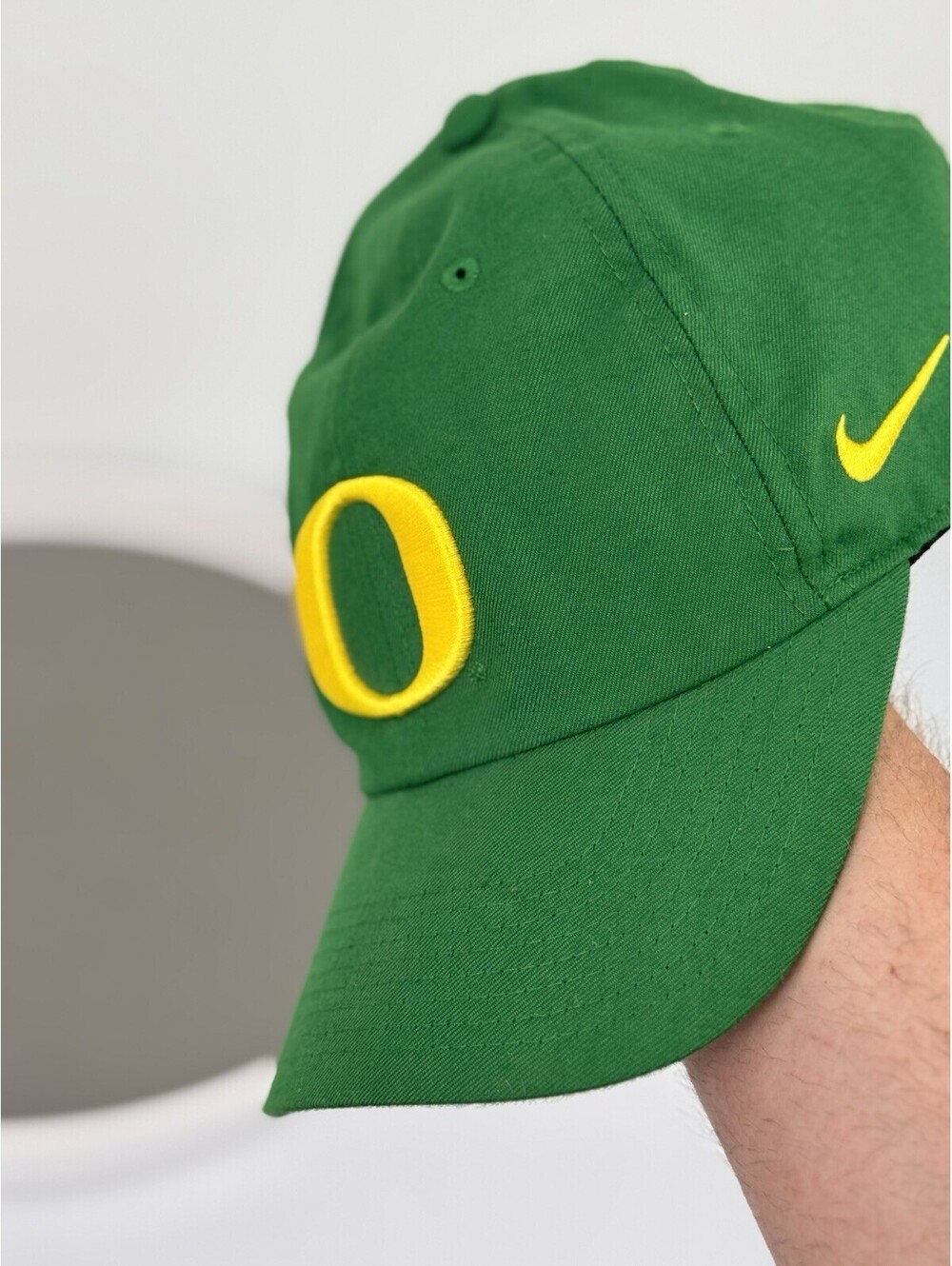 Nike Heritage86 Oregon Ducks Adjustable Strap Back Hat Cap Green Dri Fit Cotton